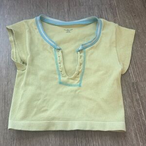 Urban outfitters go for gold seamless top